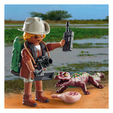 Playmobil Specials Ricercatore con Young Caiman 71168