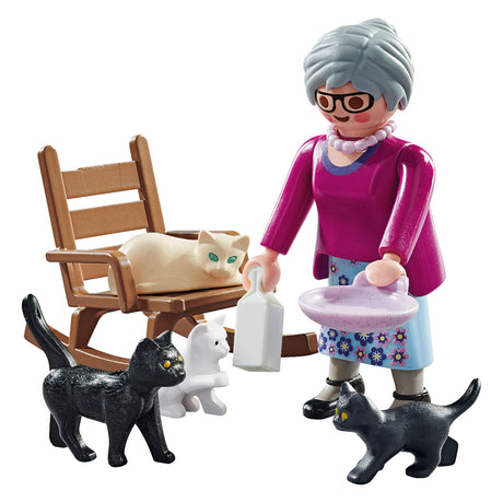 Babička Playmobil Specials With Cats 71172