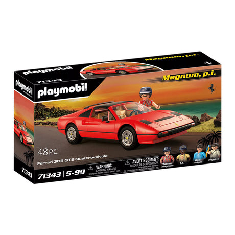 Playmobil magnum, p.i. ferrari 308 gts quattrovalvole - 71343