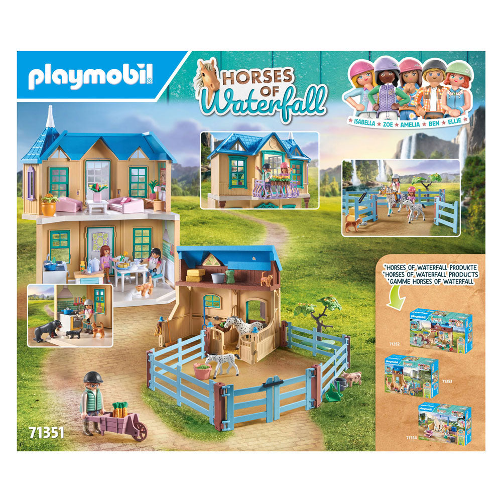 PlayMobil Päerd oder Waasserfall Waasserfall Ranch 71351