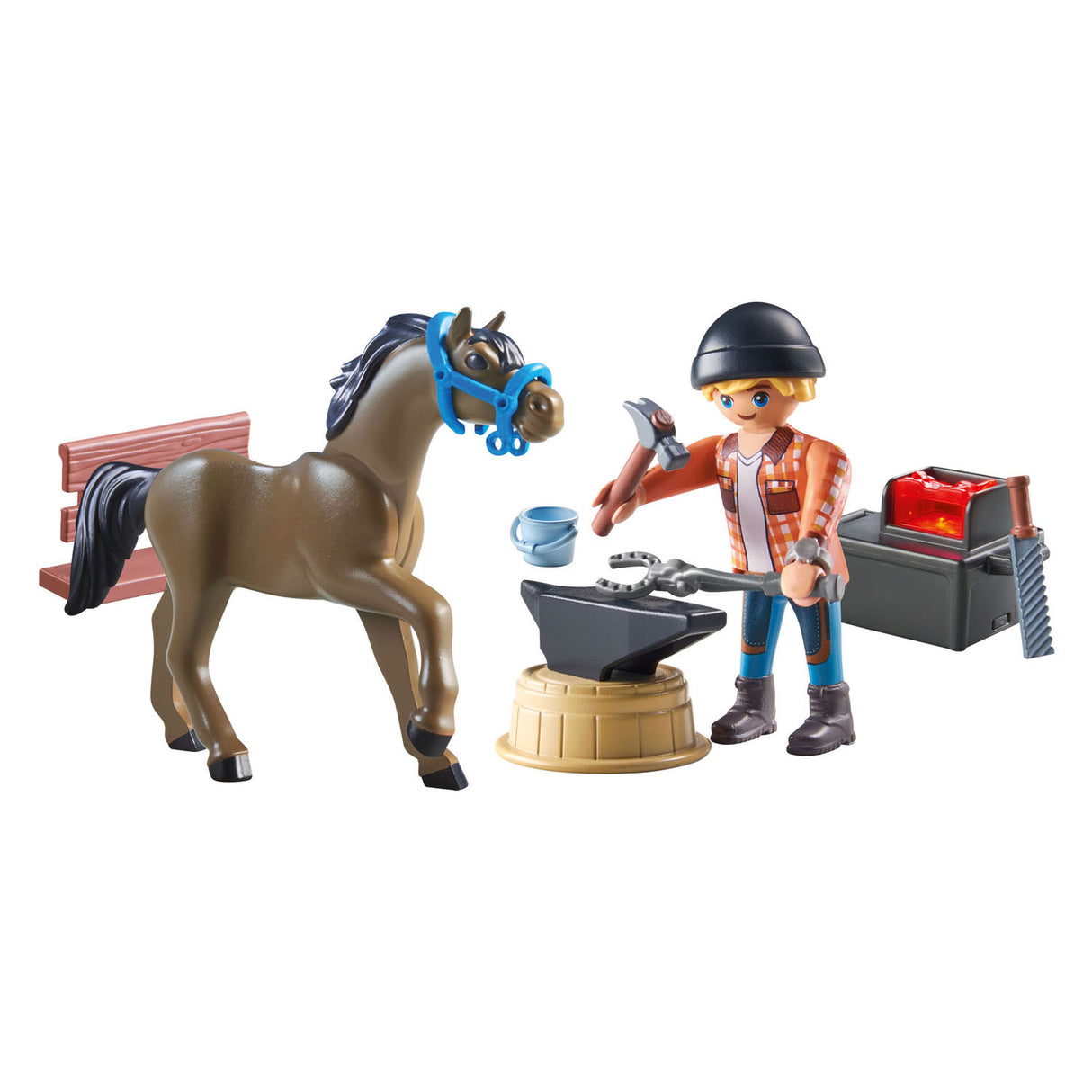 Playmobil Horses or Waterfall Hoefsmid: Ben Achilles 71357