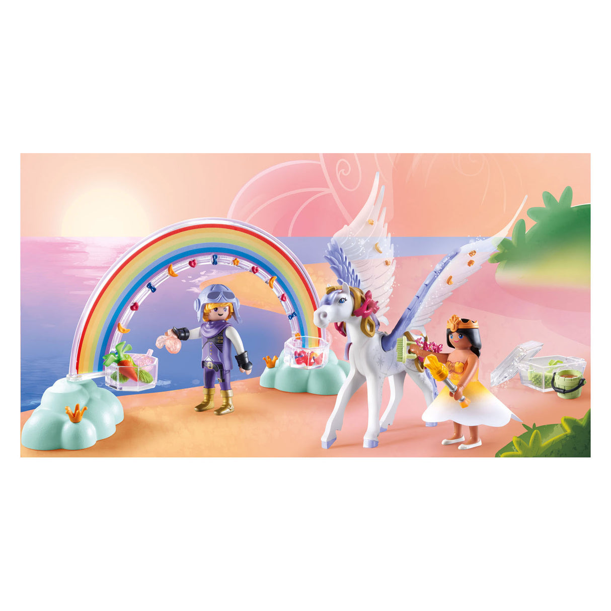 Playmobil Princess Pegasus med regnbue 71361