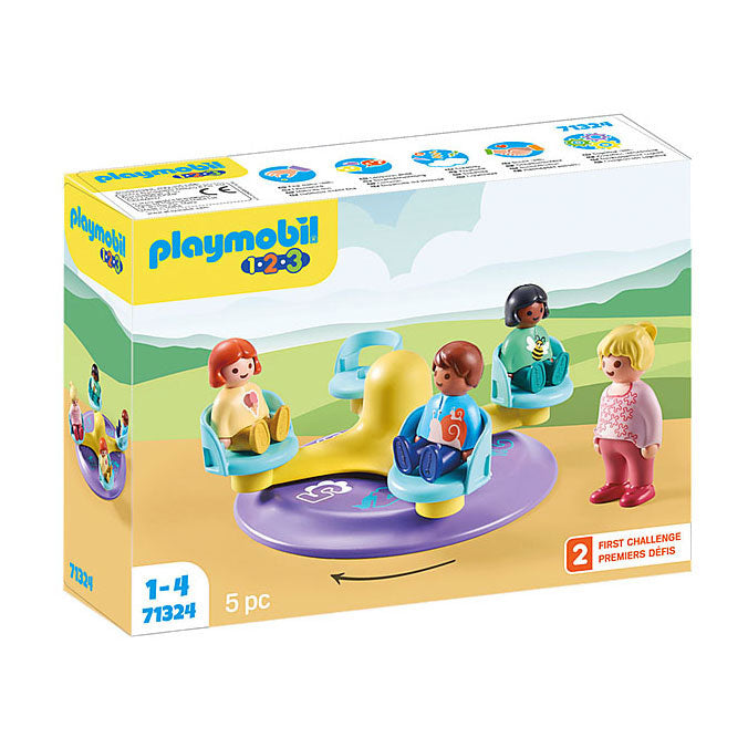 PlayMobil 1.2.3. Dětský kolotoč 71324