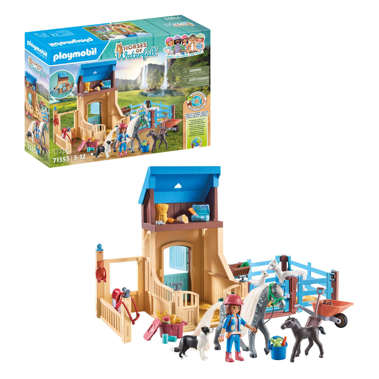 Playmobil Horses de cascade Amelia et Whisper Speelset 71353