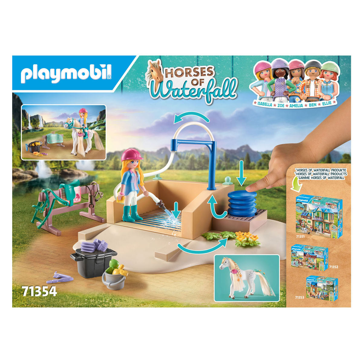 Playmobil heste eller vandfald Isabella og Leeuwin Speelset 71354