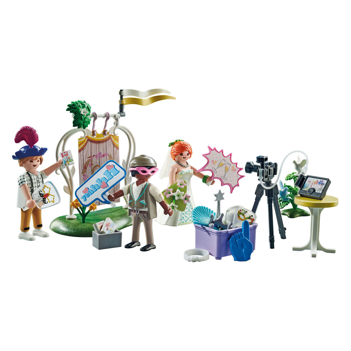 Playmobil city life couple de mariage avec pack promo appareil photo - 71367