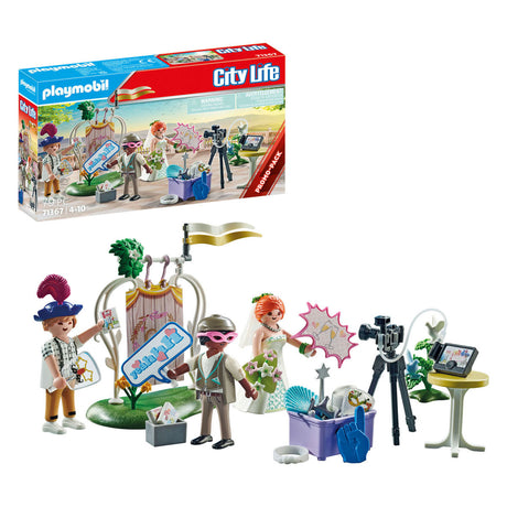 Playmobil city life couple de mariage avec pack promo appareil photo - 71367
