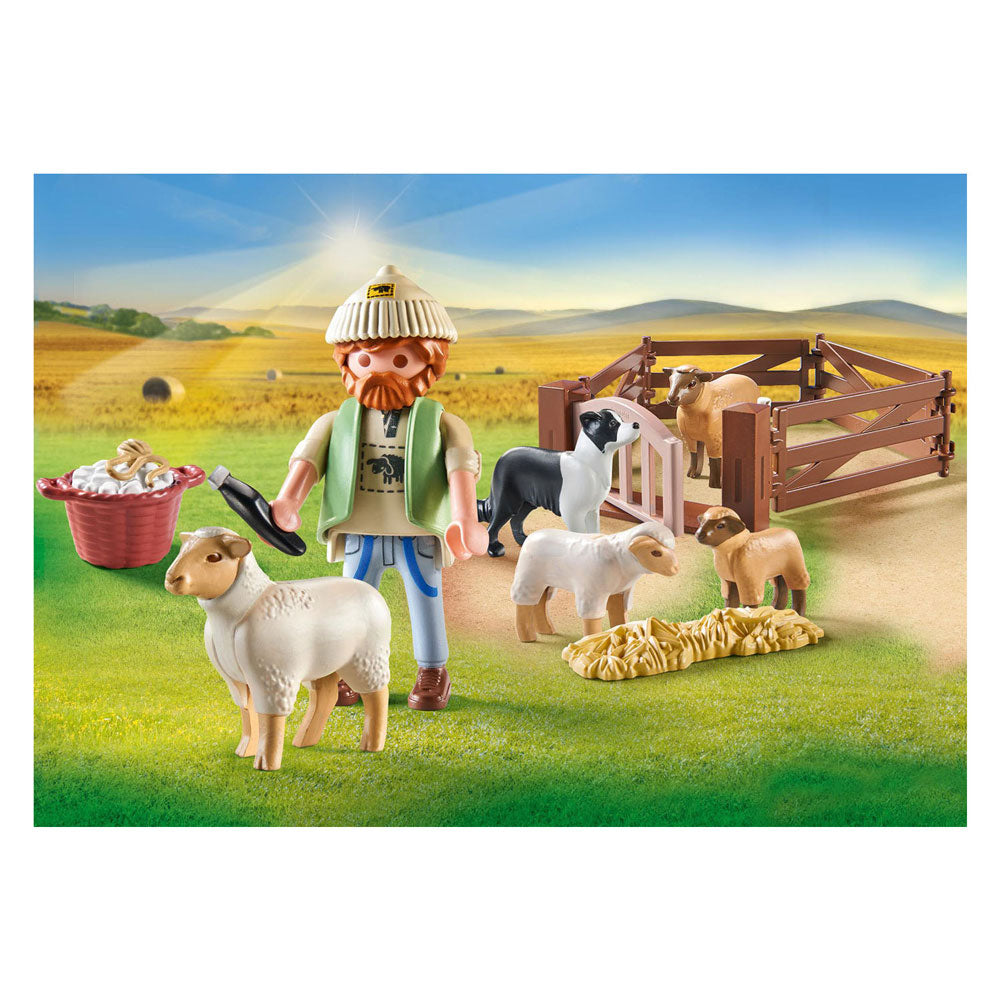 Playmobil Country Young Shepherd with Sheep 71444