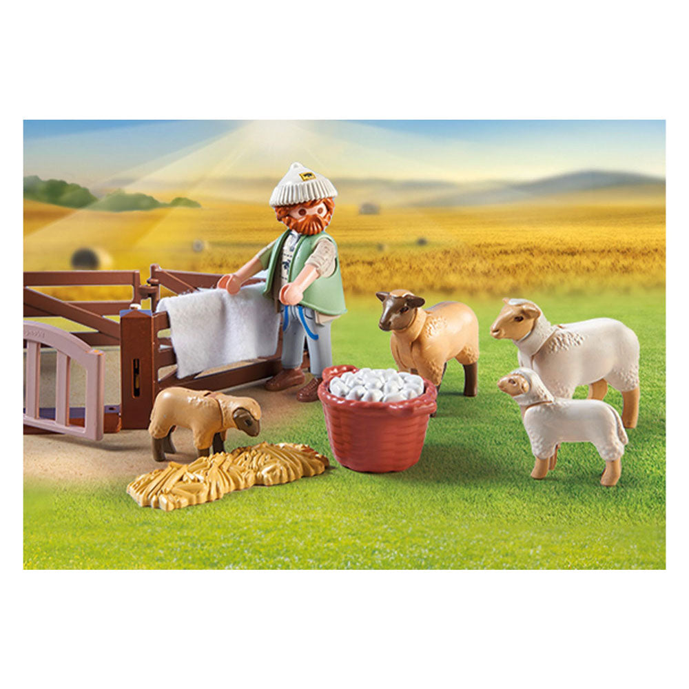 Playmobil Country Young Shepherd with Sheep 71444