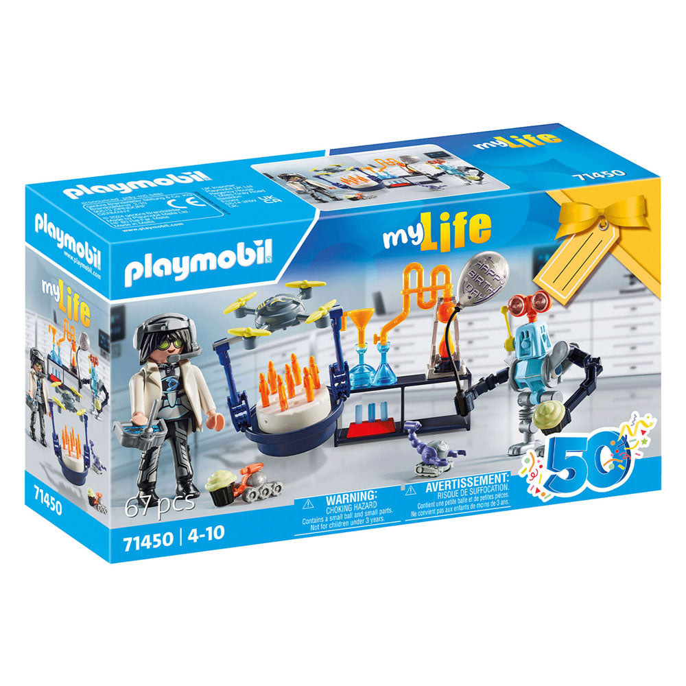 Playmobil mes chercheurs de vie avec des robots 71450