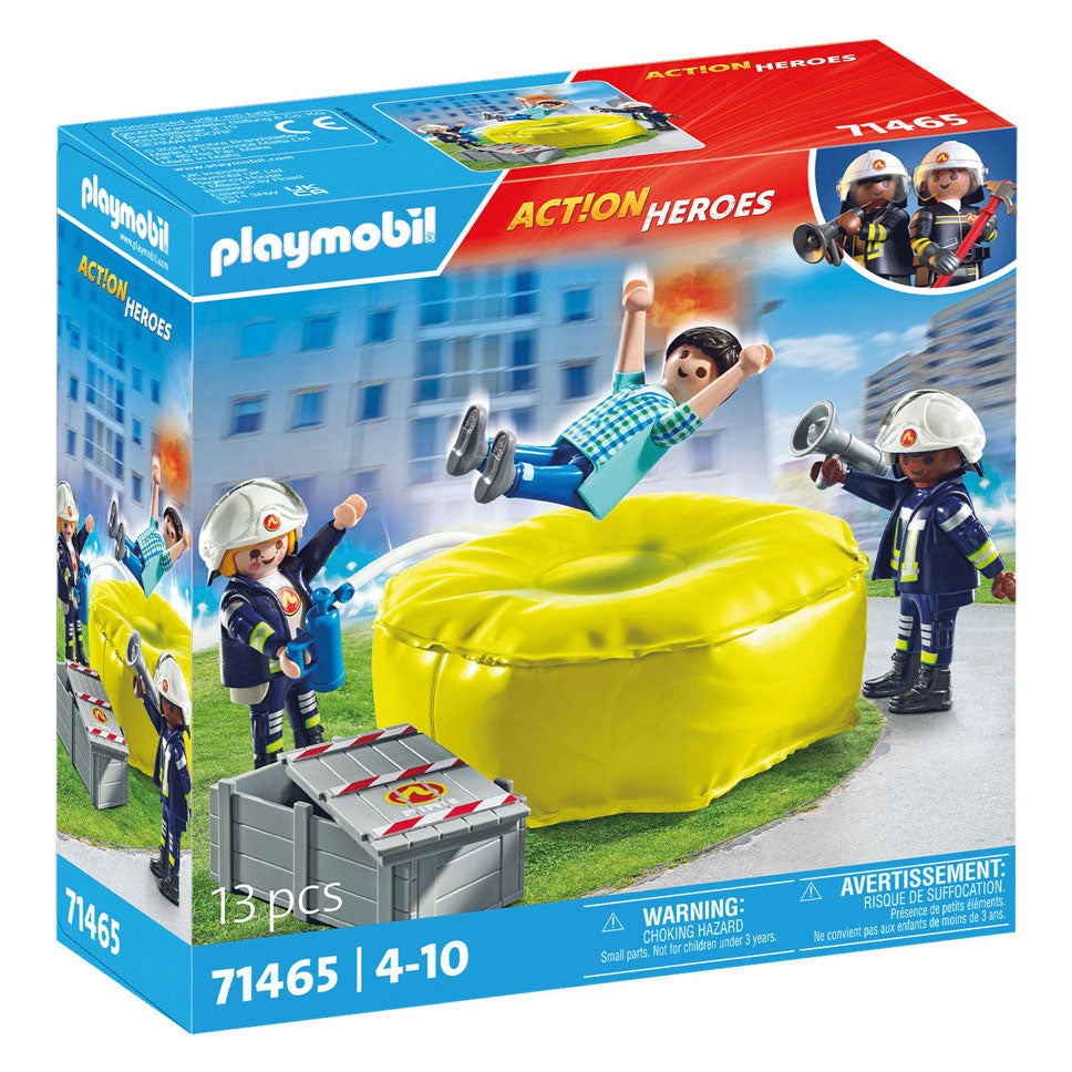 Playmobil Action Heroes pompiers avec coussins d'air 71465