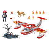 Playmobil Action Heroes Fireplace Plane avec fonction d'extinction 71463