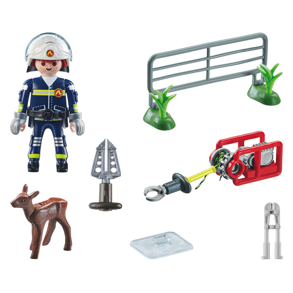 Playmobil Action Heroes Brigade des pompiers de protection des animaux - 71467