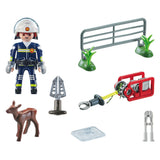 Playmobil Action Heroes Brigade des pompiers de protection des animaux - 71467
