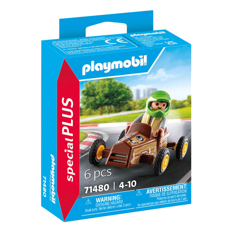 PlayMobil specials barn med go-Kart 71480