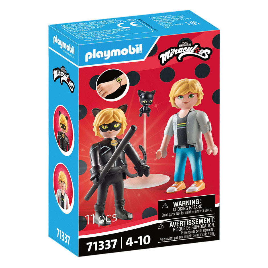 Playmobile mierreous wonnerschéin: Adrien Kaz Noir 71337