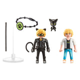 Playmobile mierreous wonnerschéin: Adrien Kaz Noir 71337