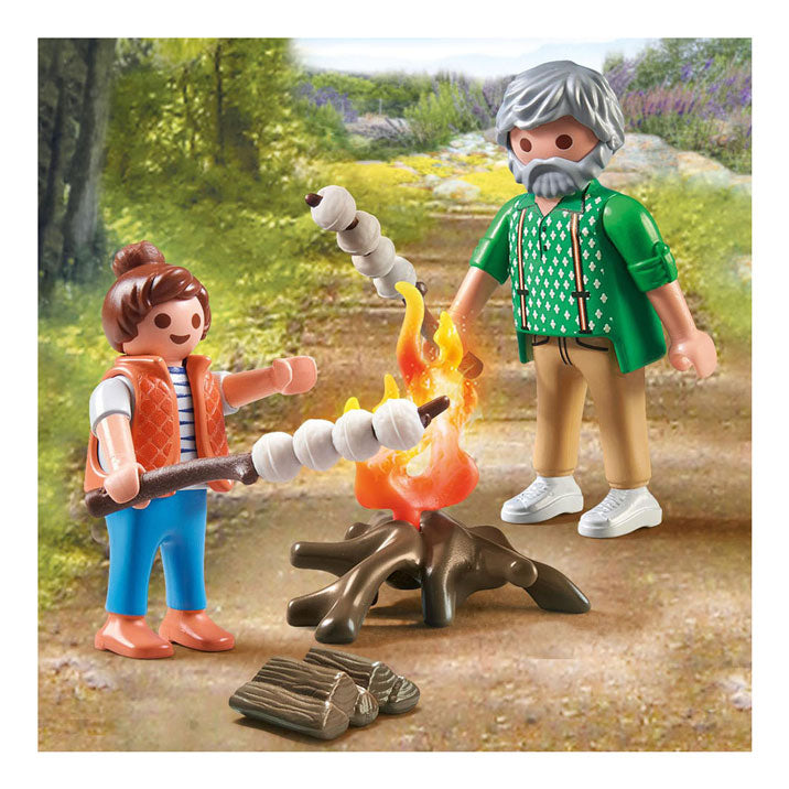 Playmobil my life kampvuur met marshmallows 71513