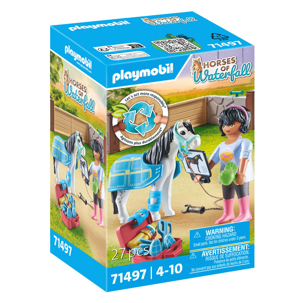 Playmobil Horses eller Waterfall Horse Therapist 71497