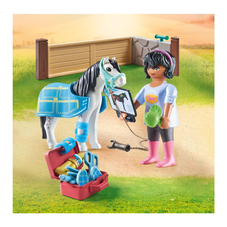 Playmobil Horses ou Waterfall Horse Therapist 71497