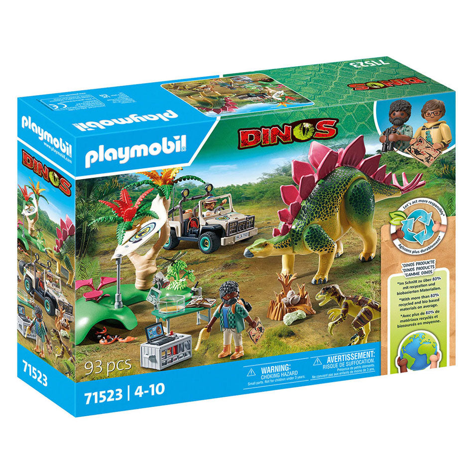 Playmobil Dinos Research Station avec des dinosaures