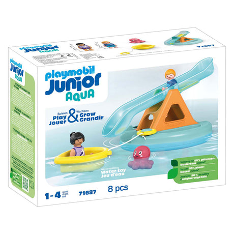 Île de baignade Playmobil junior avec toboggan - 71687