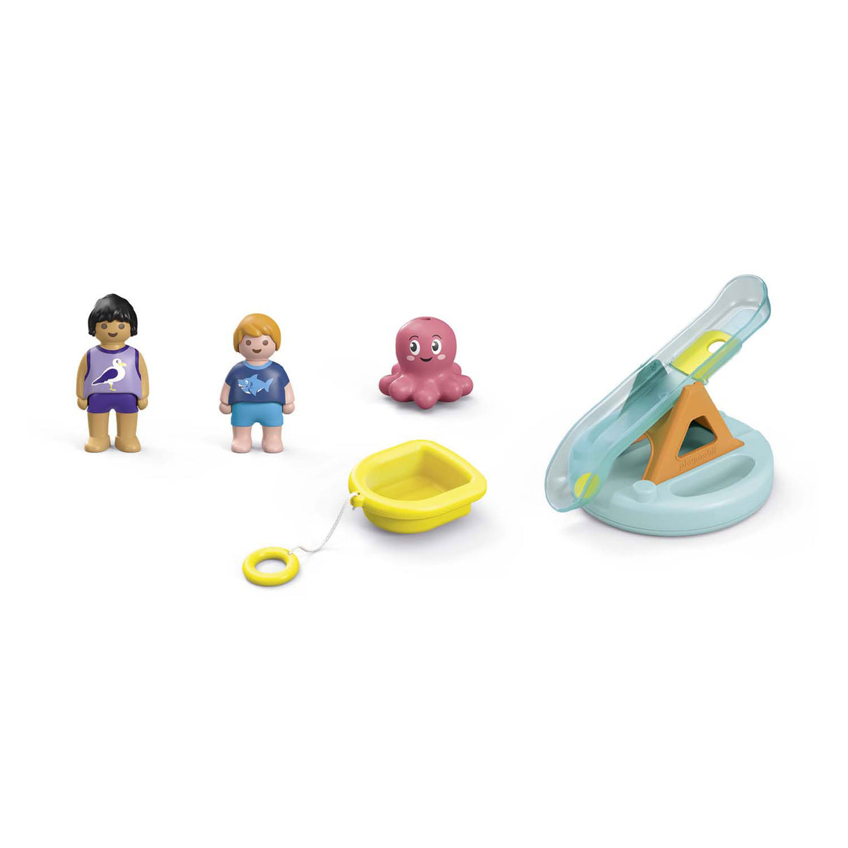 Île de baignade Playmobil junior avec toboggan - 71687