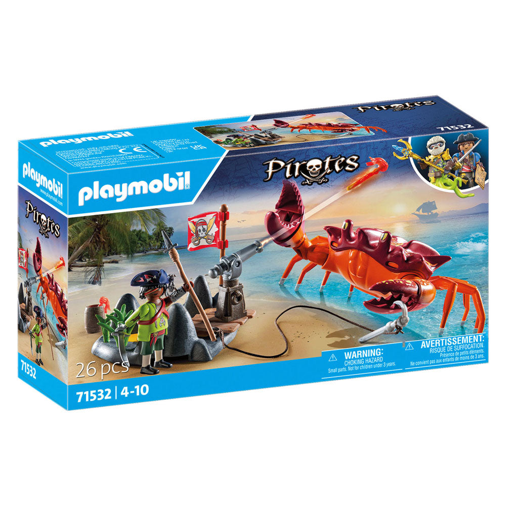 Playmobil -Piraten kämpfen gegen die gigantische Krabbe 71532