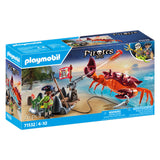 Playmobil Pirates fight against the gigantic crab 71532