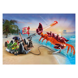 Playmobil Pirates fight against the gigantic crab 71532