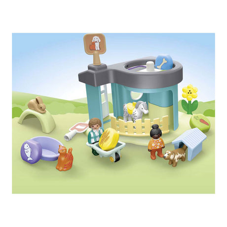 Playmobil 71690 pension pour animaux junior avec mangeoire automatique