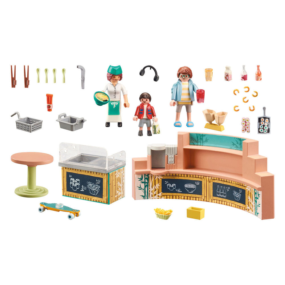 Playmobil ma vie foodLounge 71538