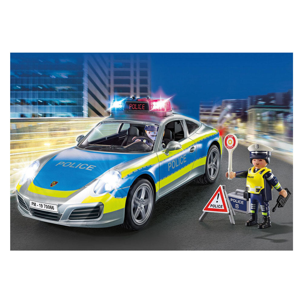 Playmobil PLAYMOBIL Porsche 911 4S Politie Wit 70066