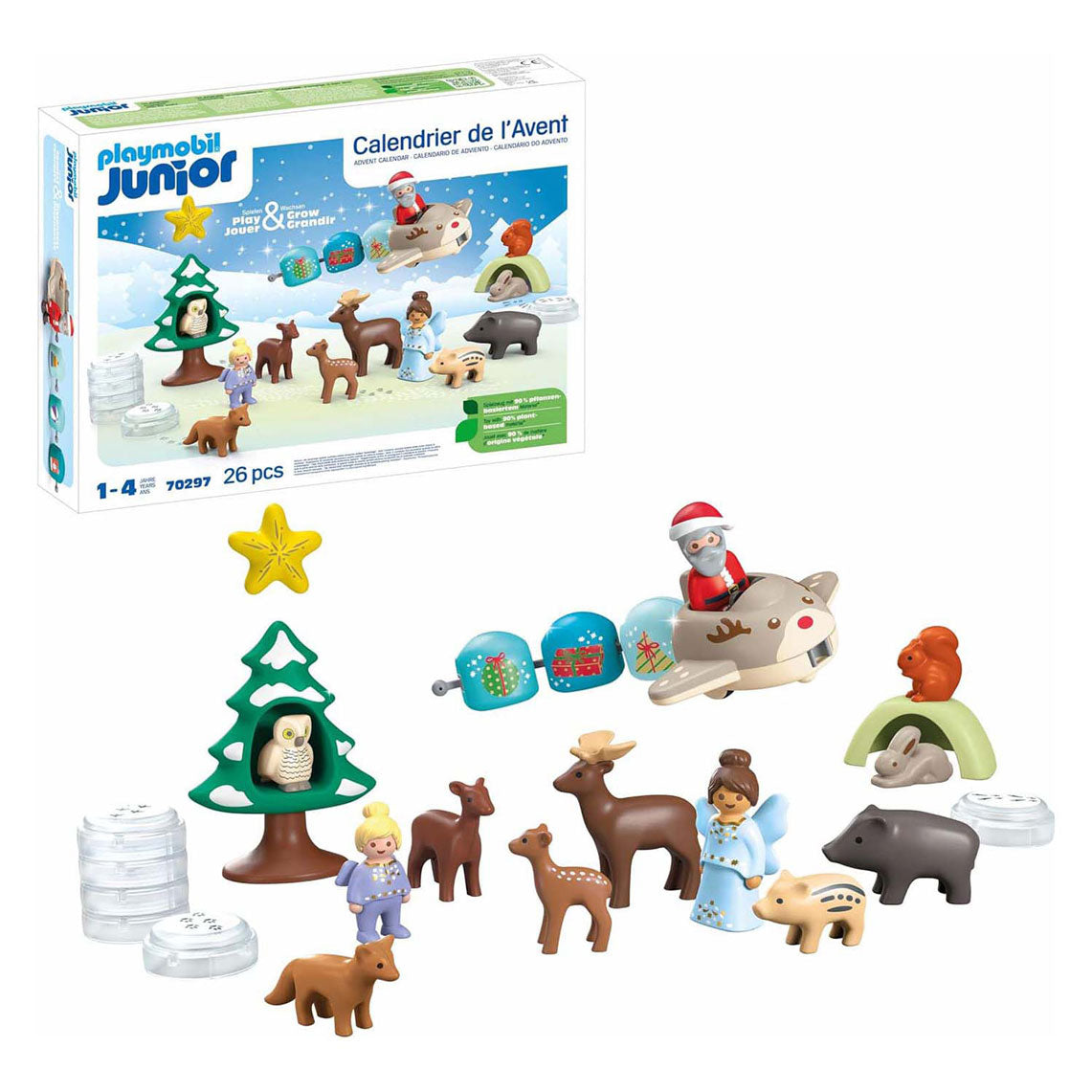 Playmobil Junior Avent Calendar White Christmas 70297