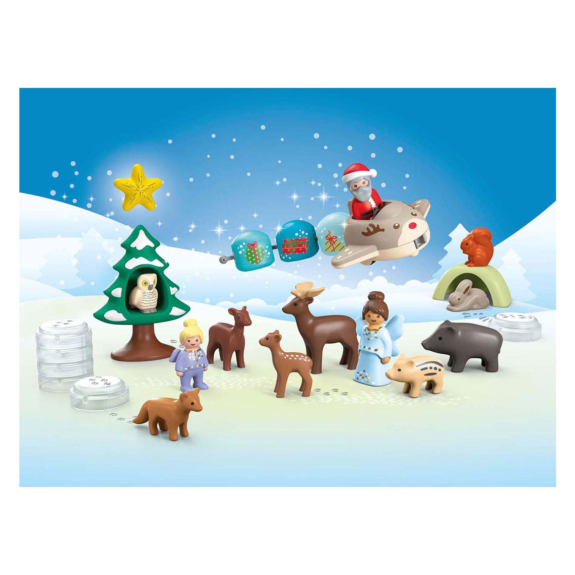 Playmobil junior adventskalender hvid jul 70297