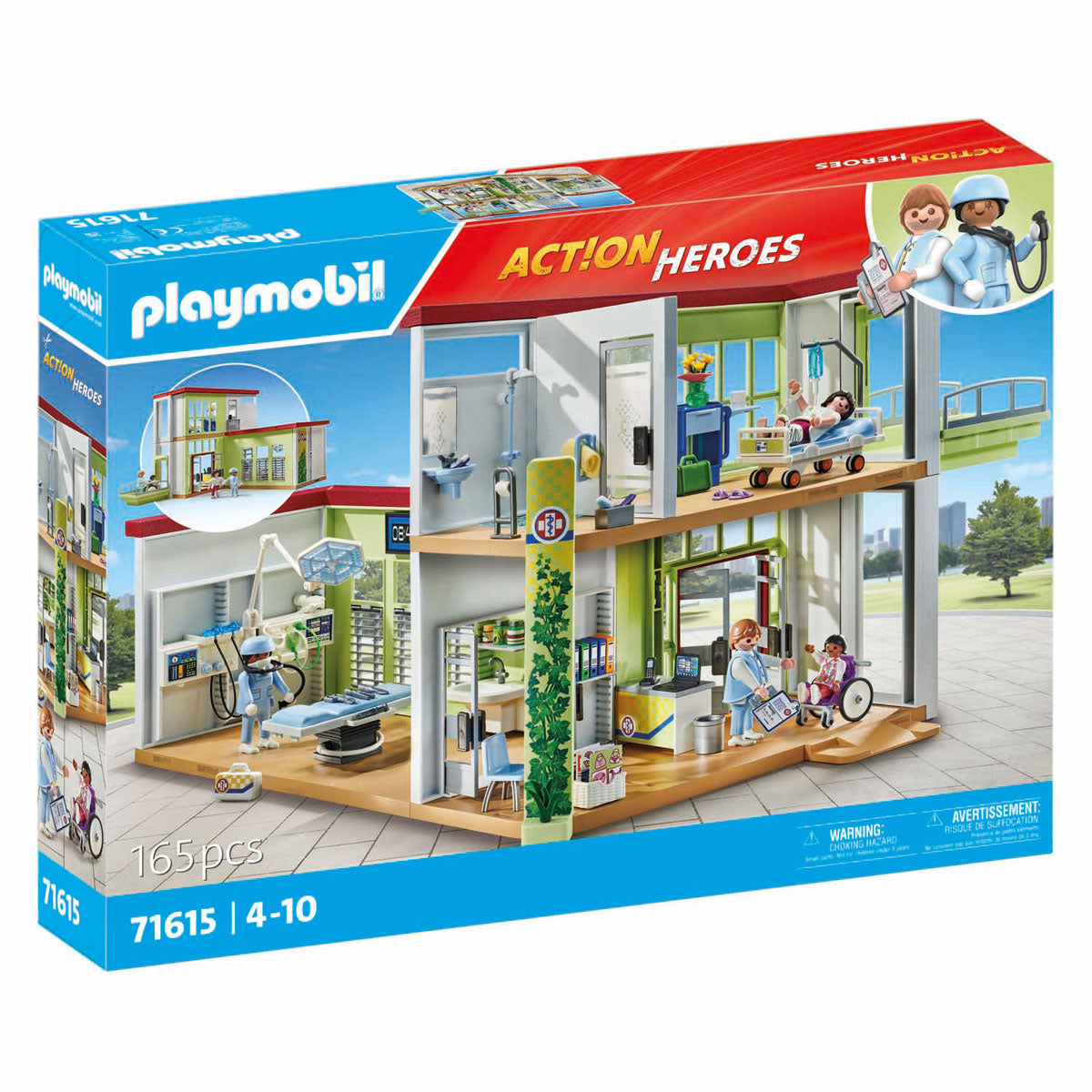 Playmobil Action Heroes New Hospital 71615