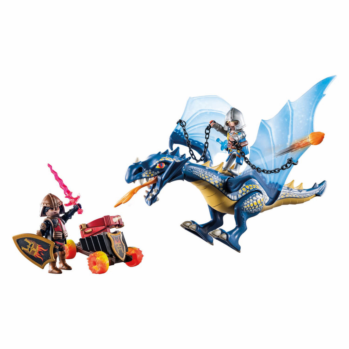 Playmobil Novelmore Monitoraggio del Dragon Gold - 71644