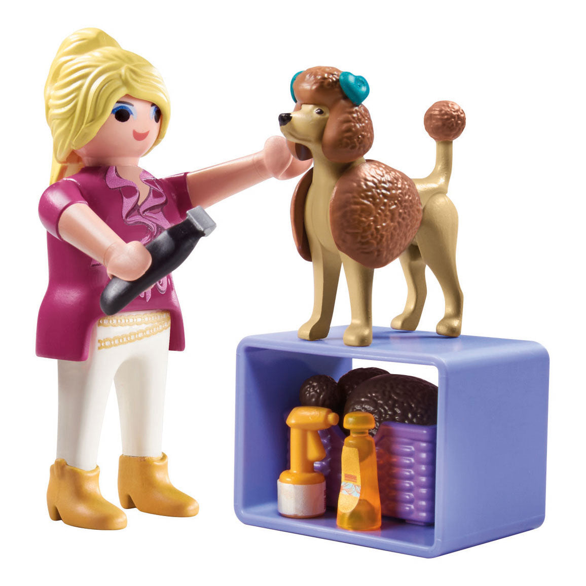 Playmobil ma vie toiletteur de chien 71747