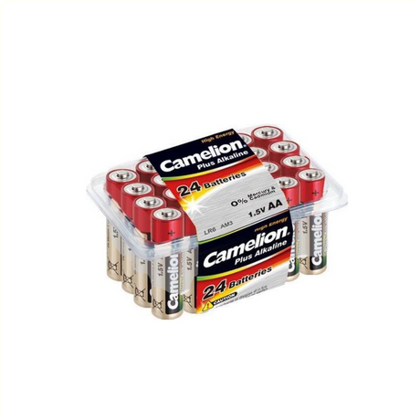 Piles alcalines Camelion AA par 24
