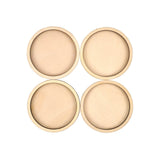Mod podge • sous-verres ronds contreplaqué 4pcs