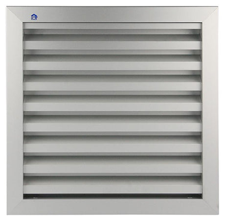 Renson 1006226 - muurrooster inbouw 411 alu f1 300x300mm | 1 stuks
