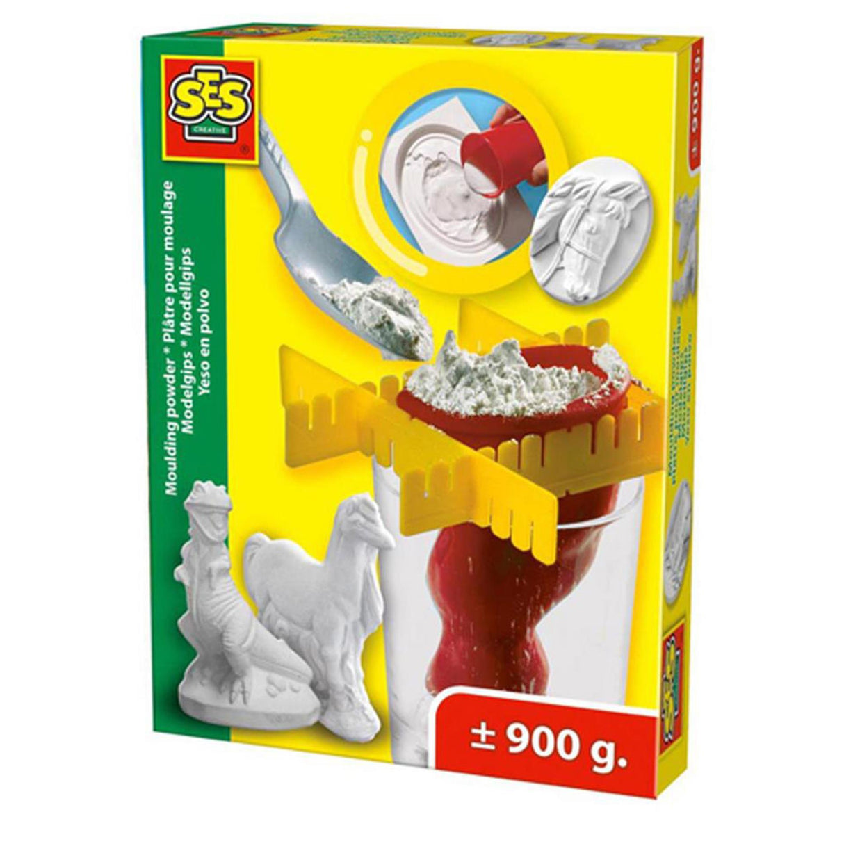 Ses modèles en plâtre env. 900 grammes