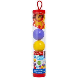 Pâte Mattel Fisher-Price 4 boules en tube avec formes