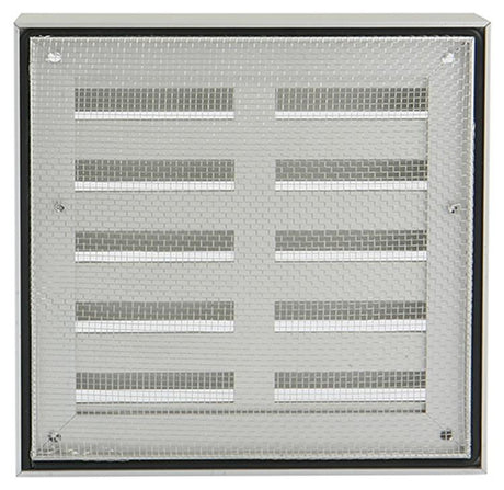 Renson 1006232 - muurrooster opbouw 431 alu f1 165x165mm | 2 stuks