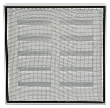 Renson 1006233 - muurrooster opbouw 431 alu ral 9010 165x165mm | 2 stuks