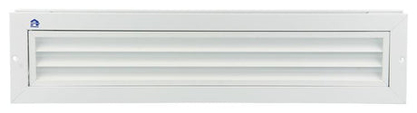 Renson 1006215 - deurrooster 461 alu ral 9010 425x76mm | 2 stuks