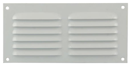 Renson 1015066 - schoepenrooster plat alu wit 200x100mm | 10 stuks