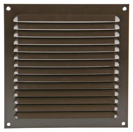 Renson 1015070 - schoepenrooster plat alu bruin200x200mm | 10 stuks