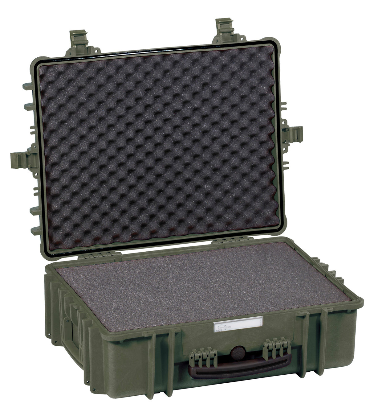 Valise Explorer cases 5822 verte avec mousse plumeuse