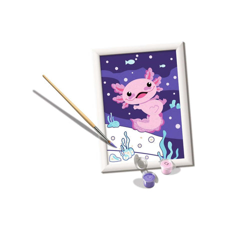 Ravensburger creart peinture par numéro - axolotl